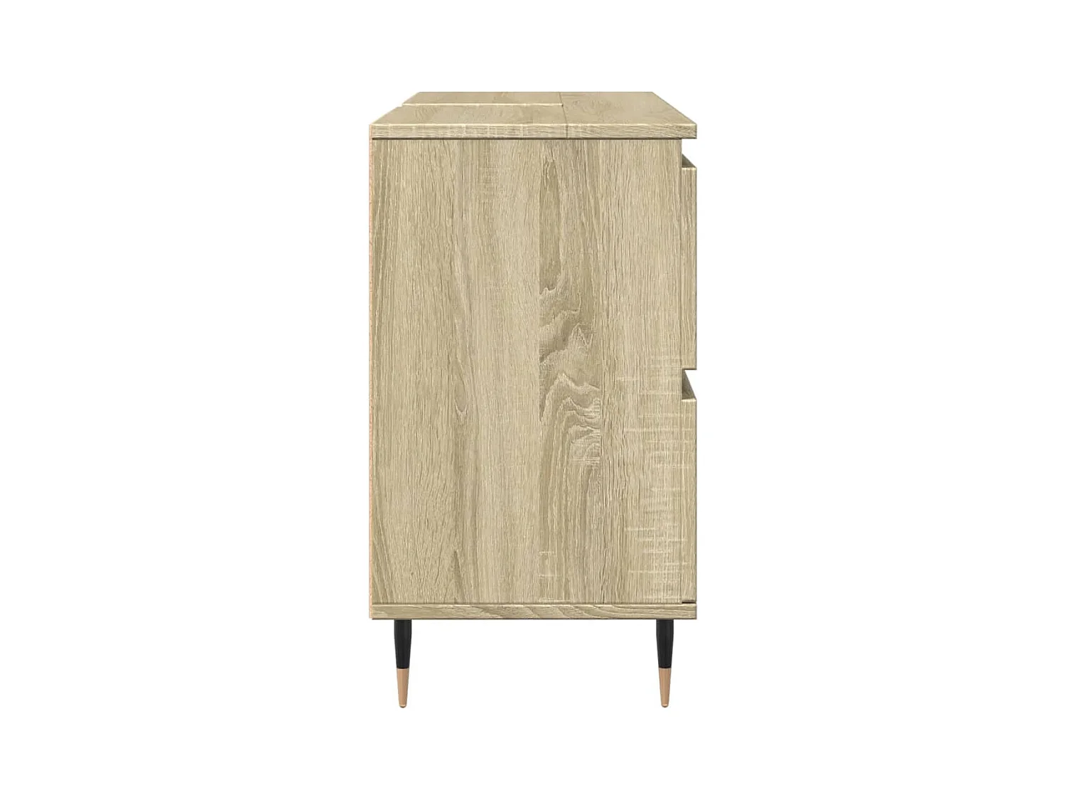 Armoire salle de bain chêne sonoma 80x33x60cm bois d'ingénierie