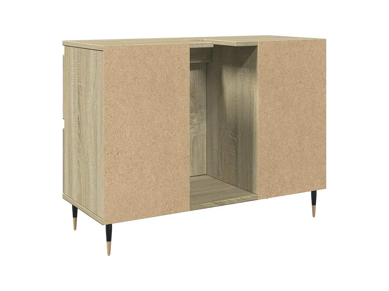 Armoire salle de bain chêne sonoma 80x33x60cm bois d'ingénierie