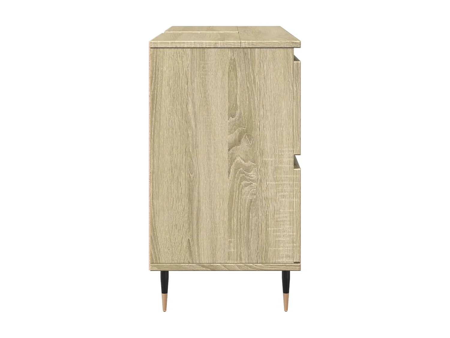 Armoire salle de bain chêne sonoma 80x33x60cm bois d'ingénierie