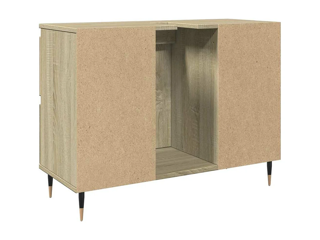 Armoire salle de bain chêne sonoma 80x33x60cm bois d'ingénierie