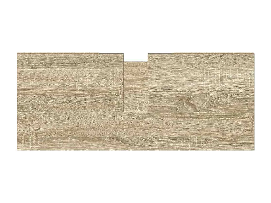 Armoire salle de bain chêne sonoma 80x33x60cm bois d'ingénierie