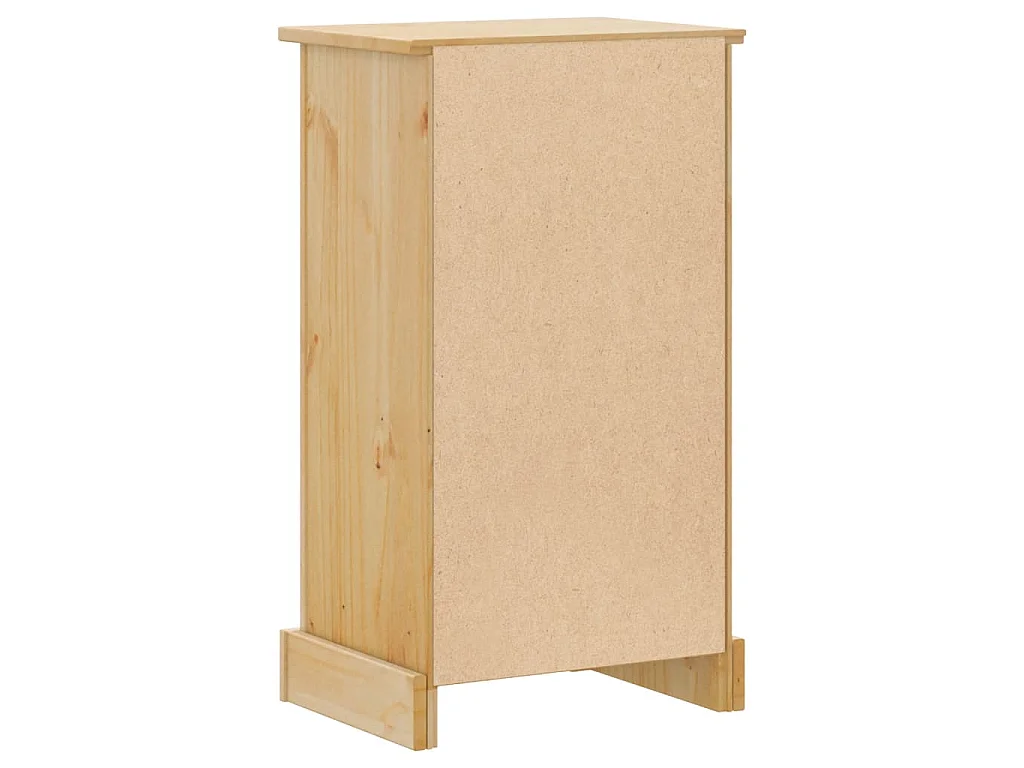 Mobile da Bagno Corona 45x33x80 cm in Legno Massello di Pino