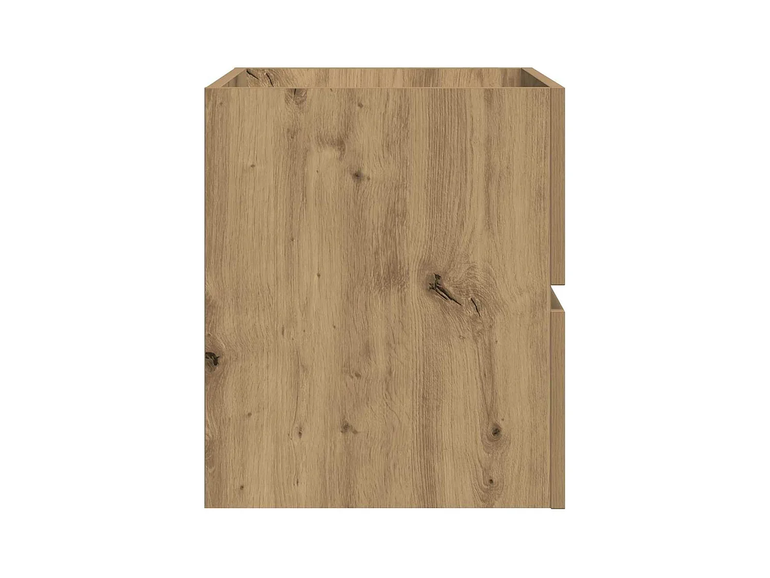 Armoire de salle de bain suspendue chêne artisanal 80x38,5x45cm