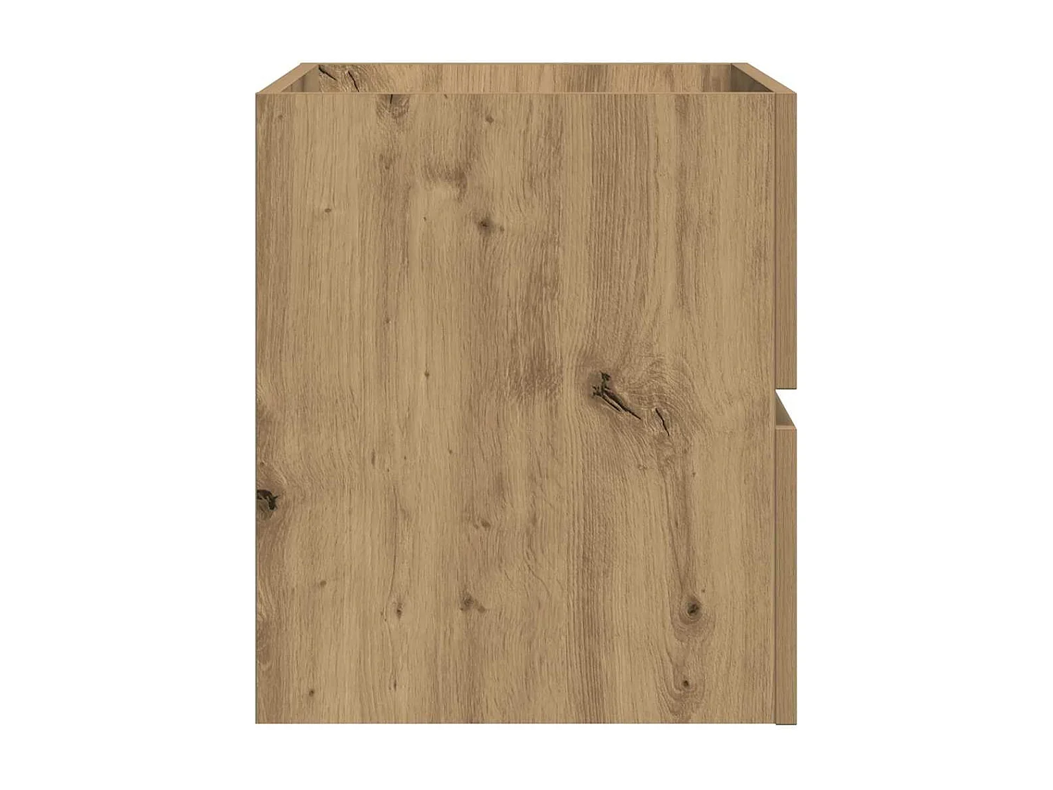 Armoire de salle de bain suspendue chêne artisanal 80x38,5x45cm