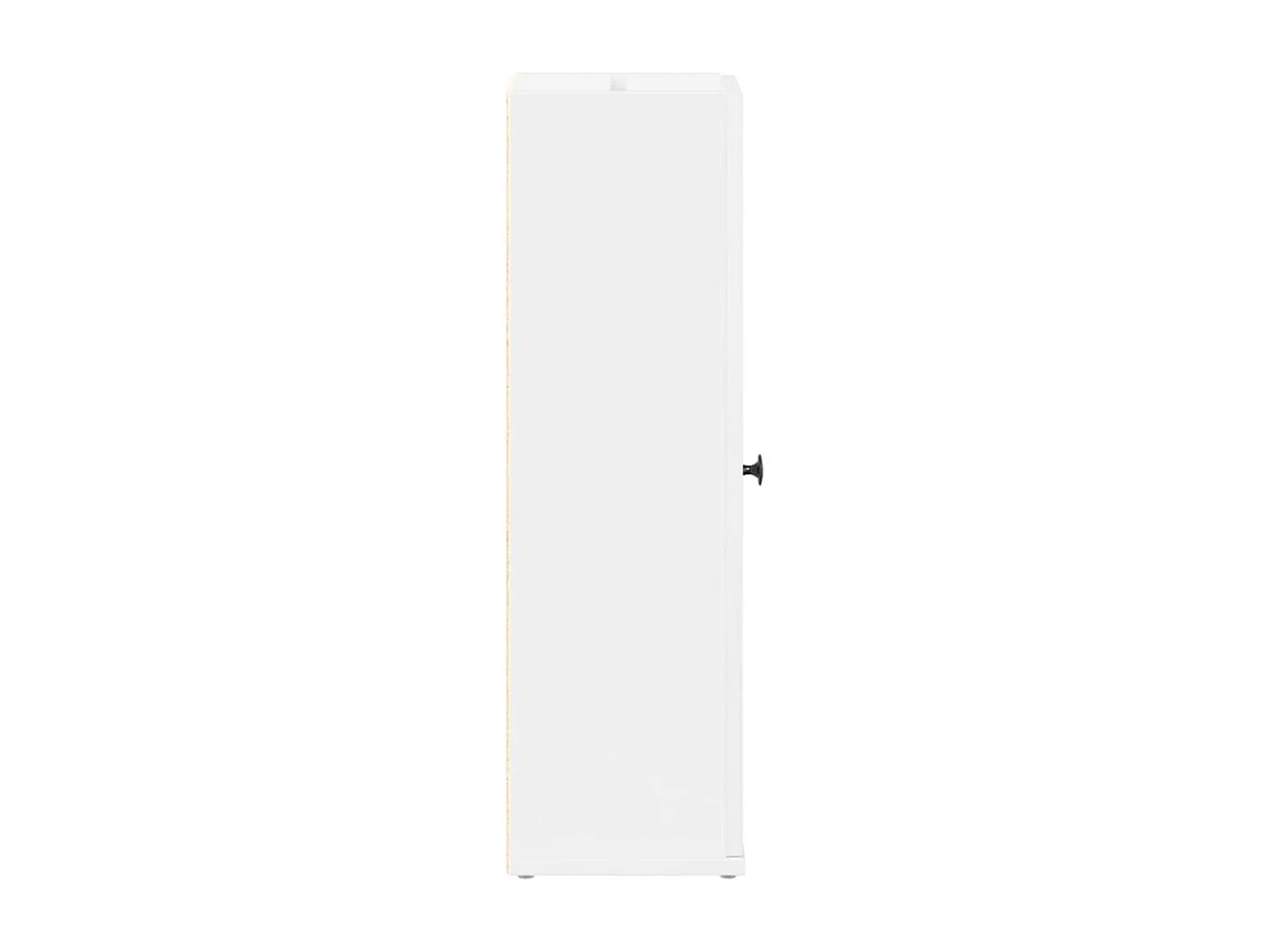 Meuble de salle de bain avec porte-rouleau blanc 20,5x22x72 cm