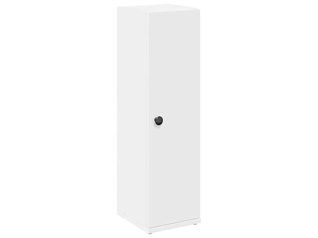 Meuble de salle de bain avec porte-rouleau blanc 20,5x22x72 cm