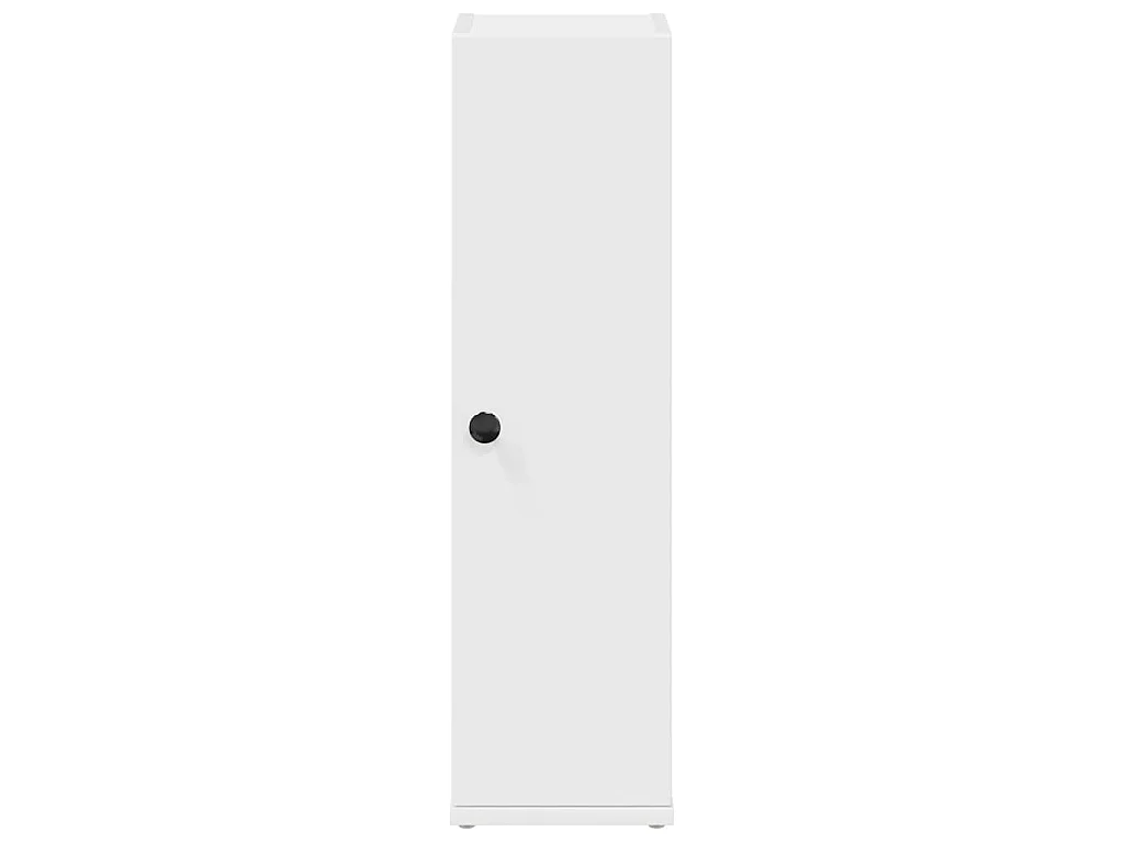 Meuble de salle de bain avec porte-rouleau blanc 20,5x22x72 cm