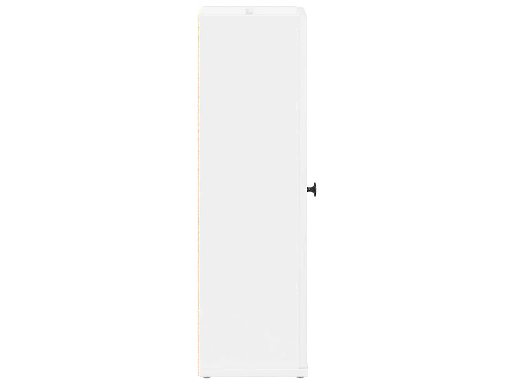 Meuble de salle de bain avec porte-rouleau blanc 20,5x22x72 cm