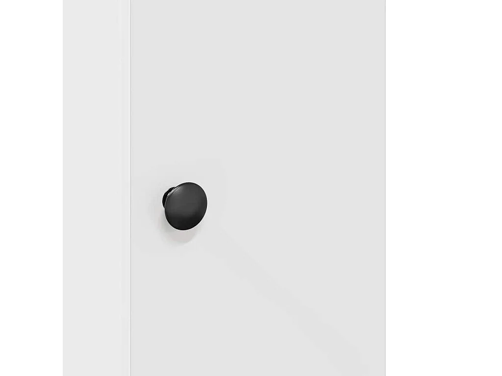 Meuble de salle de bain avec porte-rouleau blanc 20,5x22x72 cm