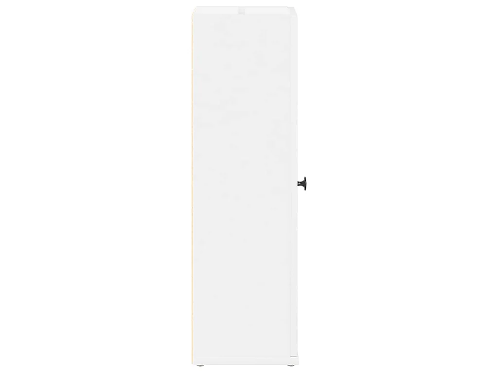 Mobile da Bagno con Portarotolo Bianco 20,5x22x72 cm