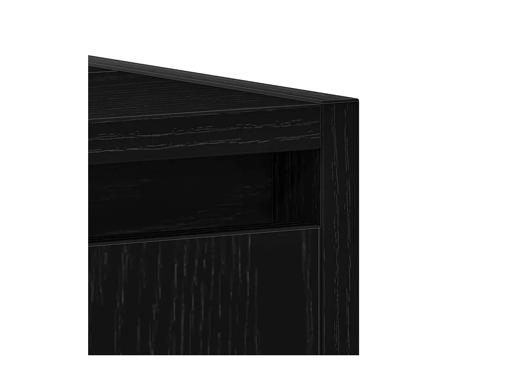 Armoire de bain chêne noir 60x33x60 cm bois d'ingénierie
