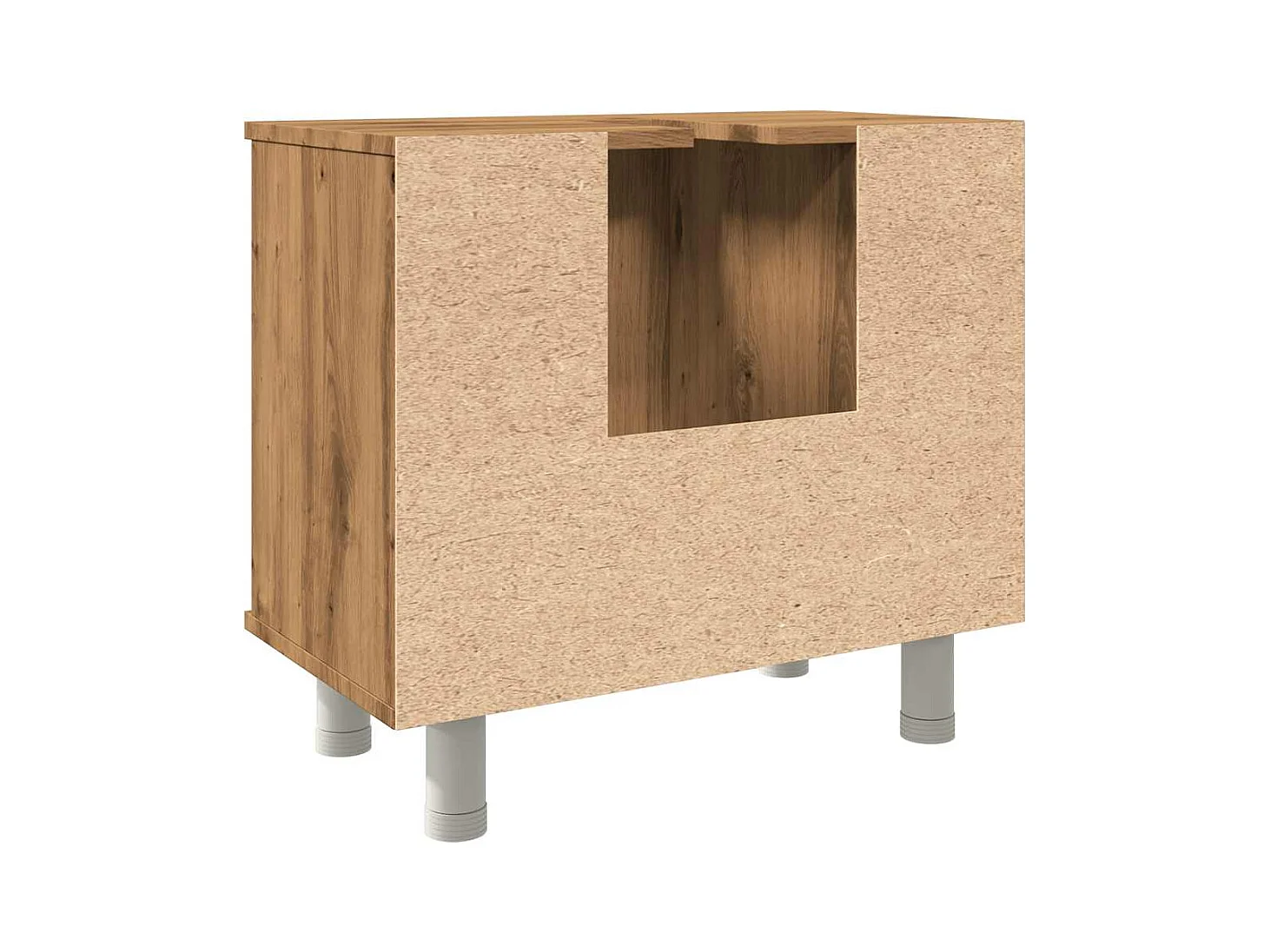 Armoire de salle de bain chêne artisanal 60x32x53,5 cm