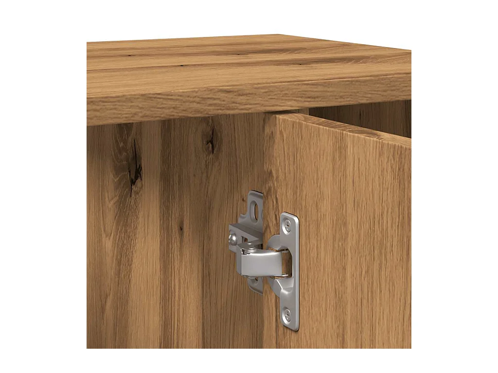 Armoire de salle de bain chêne artisanal 60x32x53,5 cm