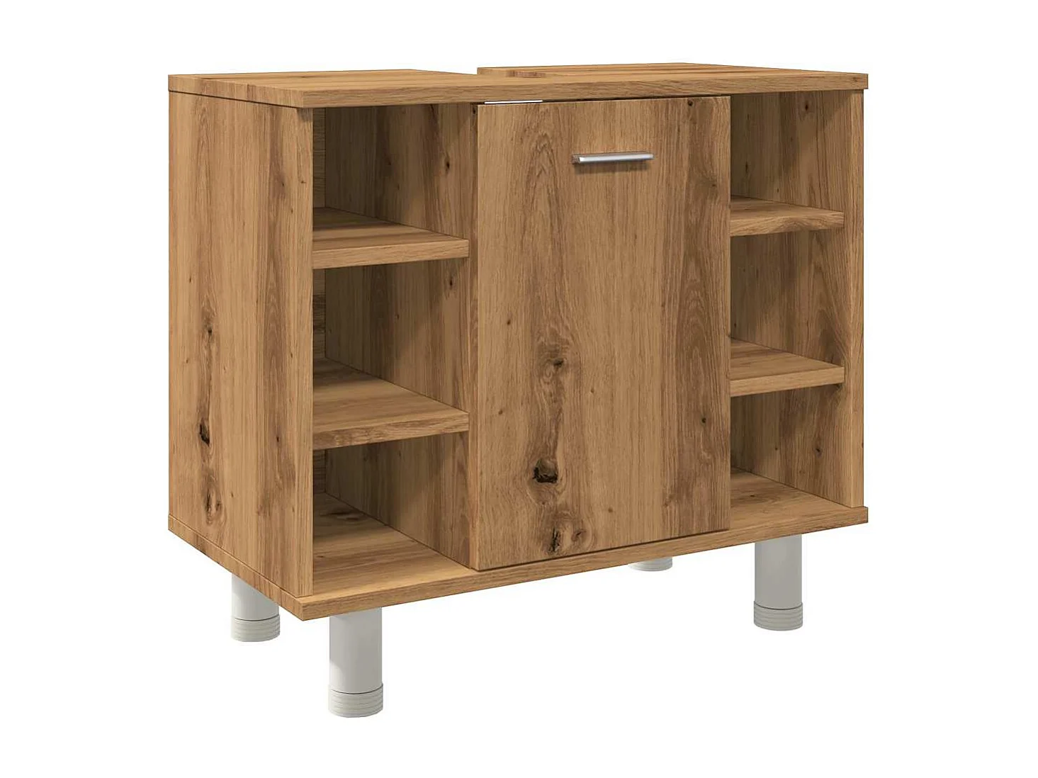 Armoire de salle de bain chêne artisanal 60x32x53,5 cm