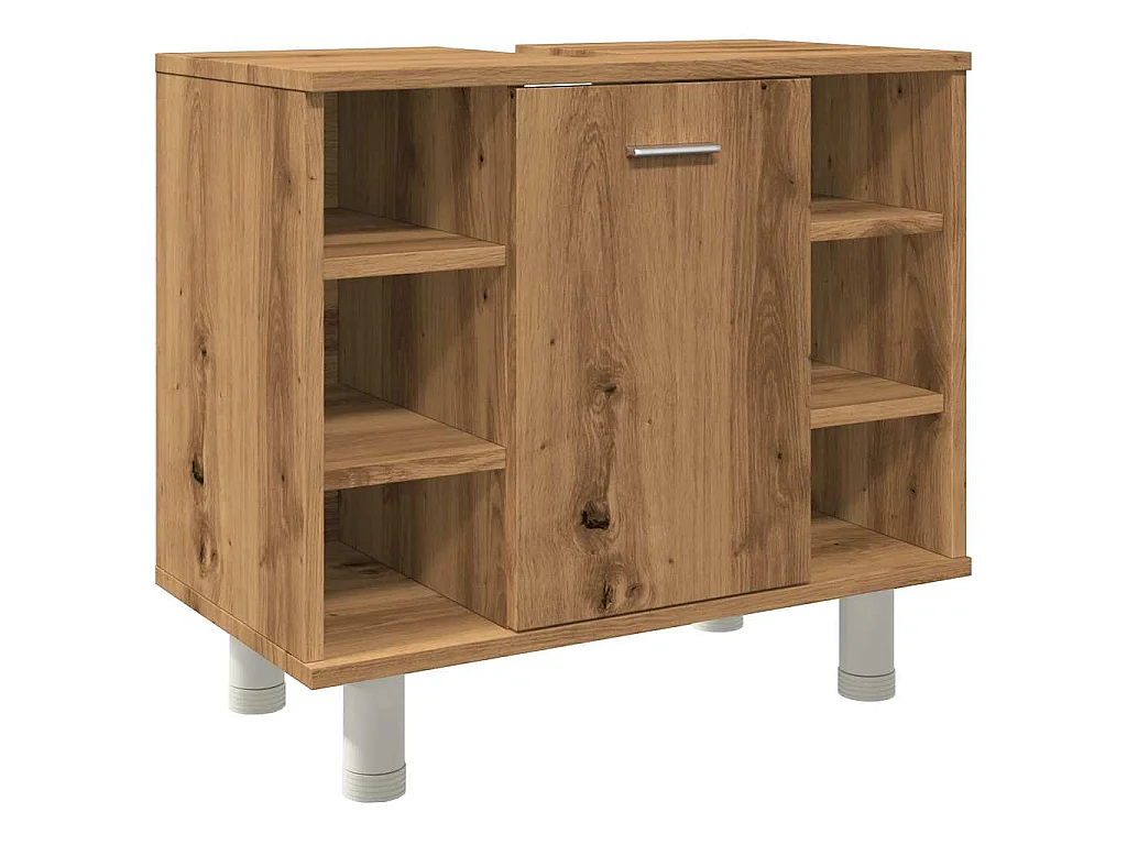 Armoire de salle de bain chêne artisanal 60x32x53,5 cm
