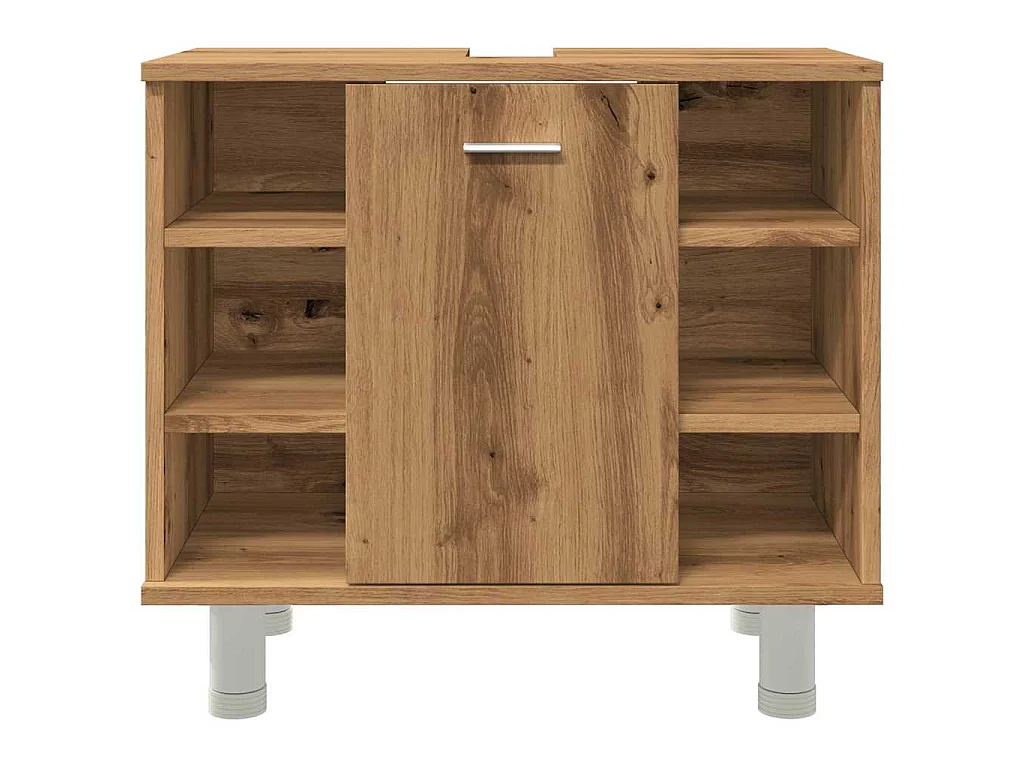 Armoire de salle de bain chêne artisanal 60x32x53,5 cm