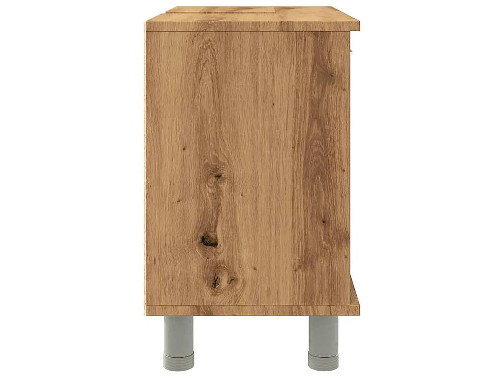 Armoire de salle de bain chêne artisanal 60x32x53,5 cm