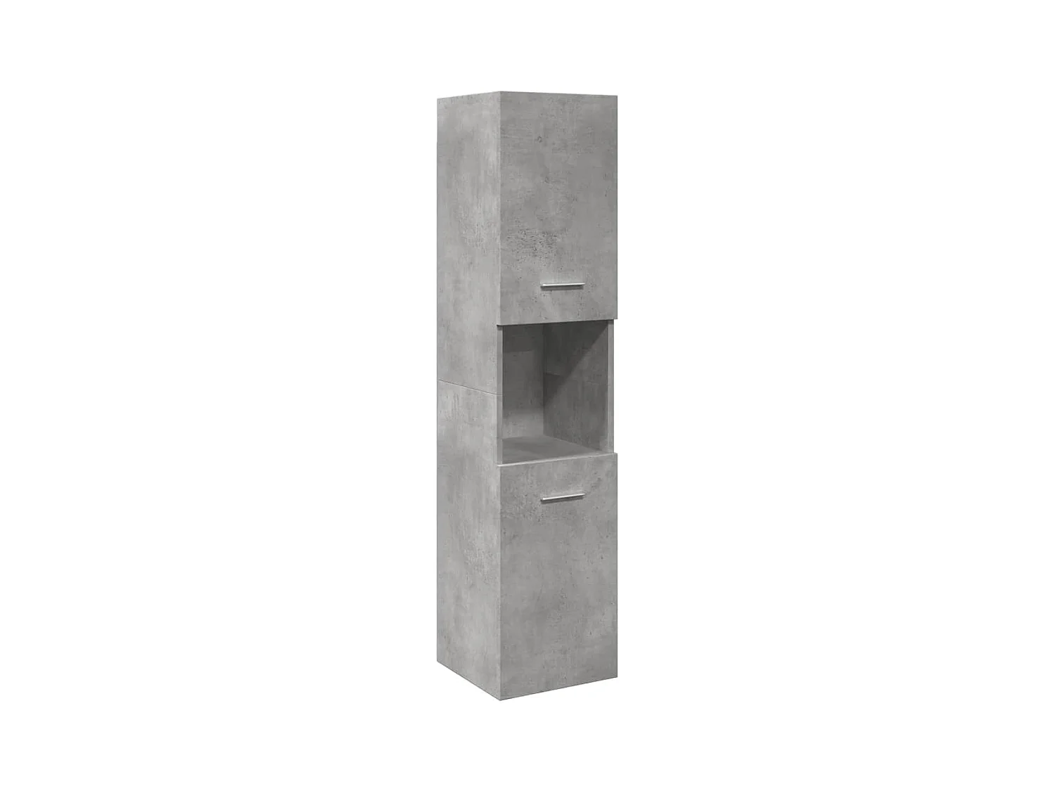 Armoire de salle de bain suspendue gris béton bois d'ingénierie