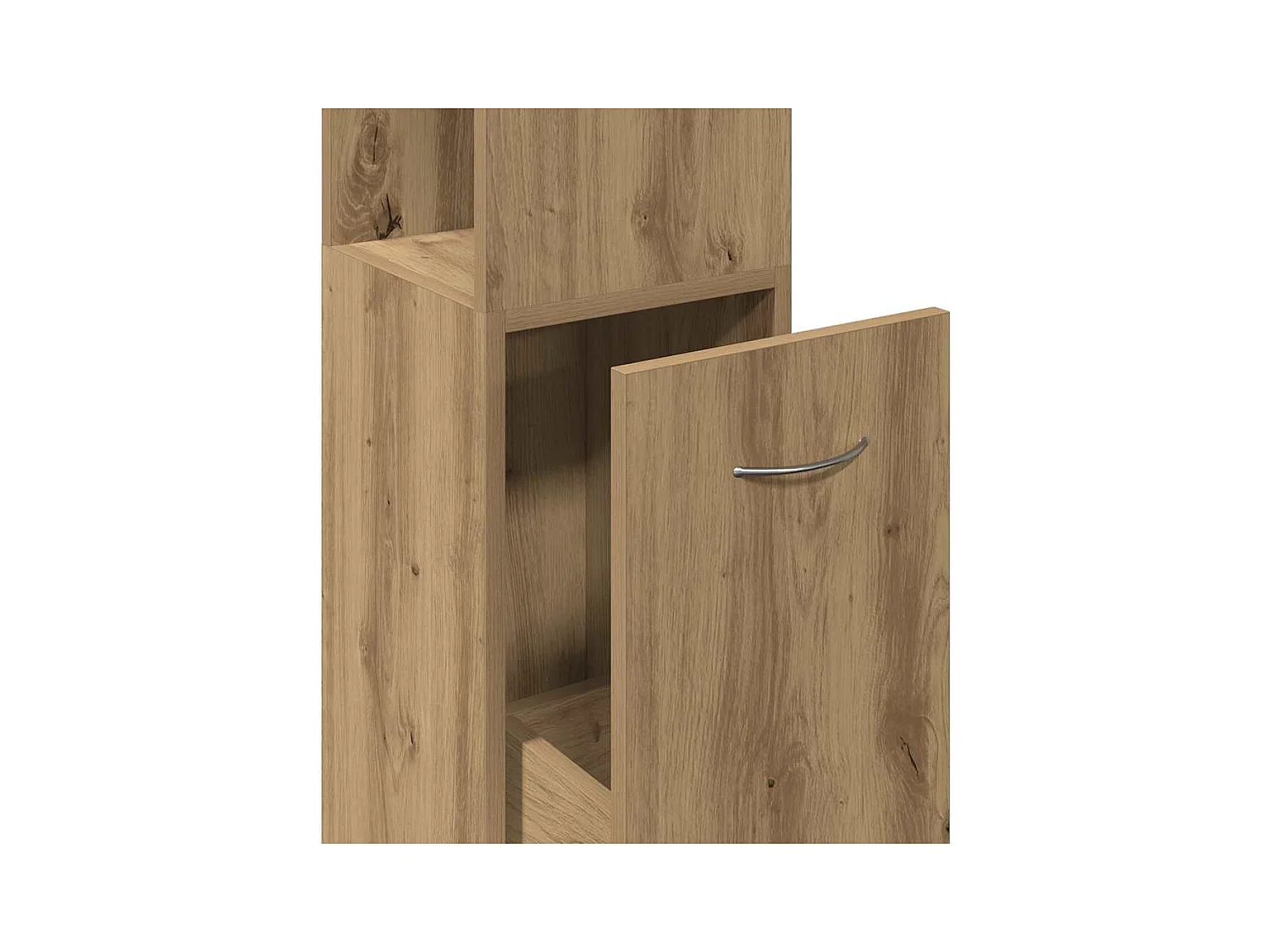 Armoire de salle de bain chêne artisanal 25x25x170 cm