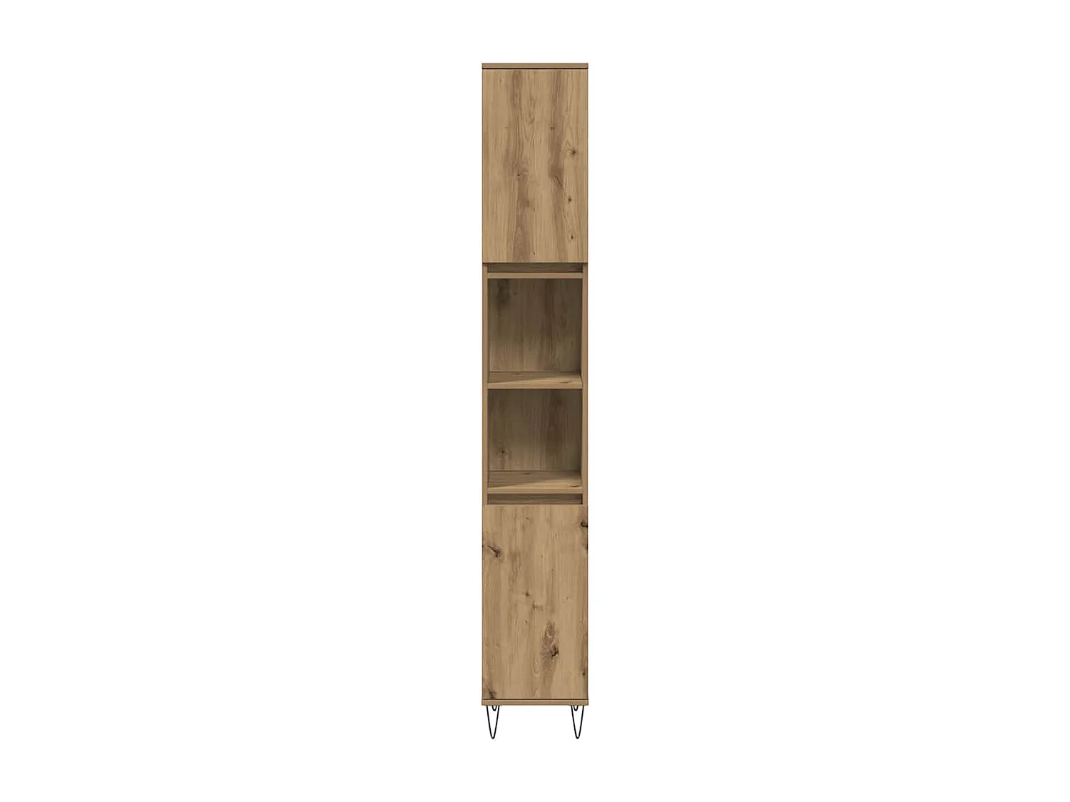Badschrank Artisan-Eiche 30x30x190 cm Holzwerkstoff