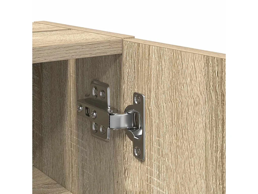 Badkamerkast met rolhouder 20,5x22x72 cm sonoma eikenkleurig