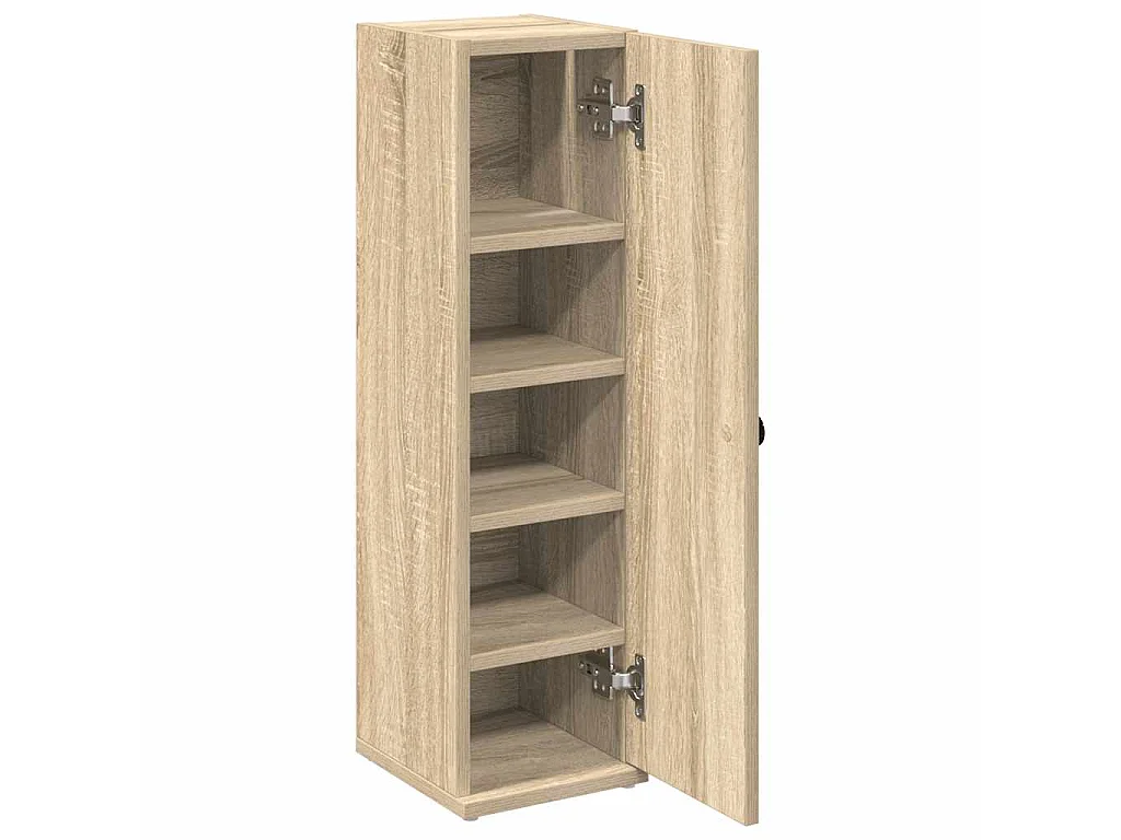 Mobile da Bagno con Portarotolo Rovere Sonoma 20,5x22x72 cm