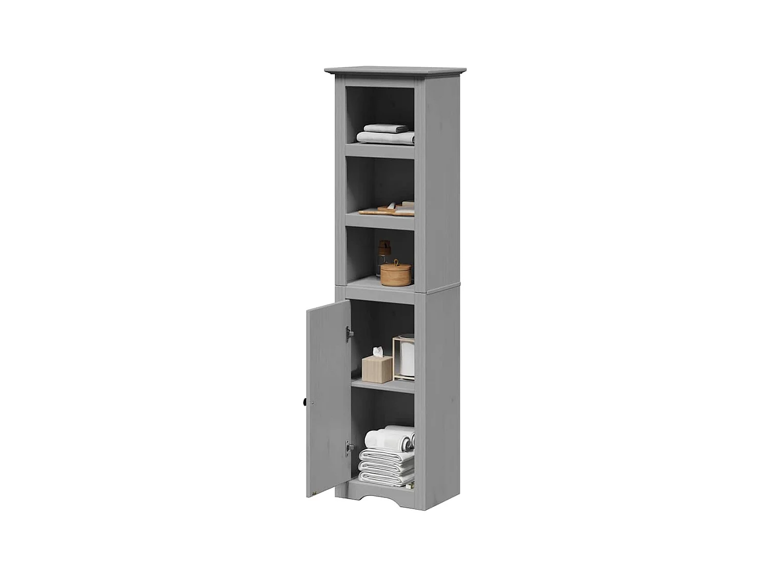 Armoire de salle de bain BODO gris 44x30x160 cm
