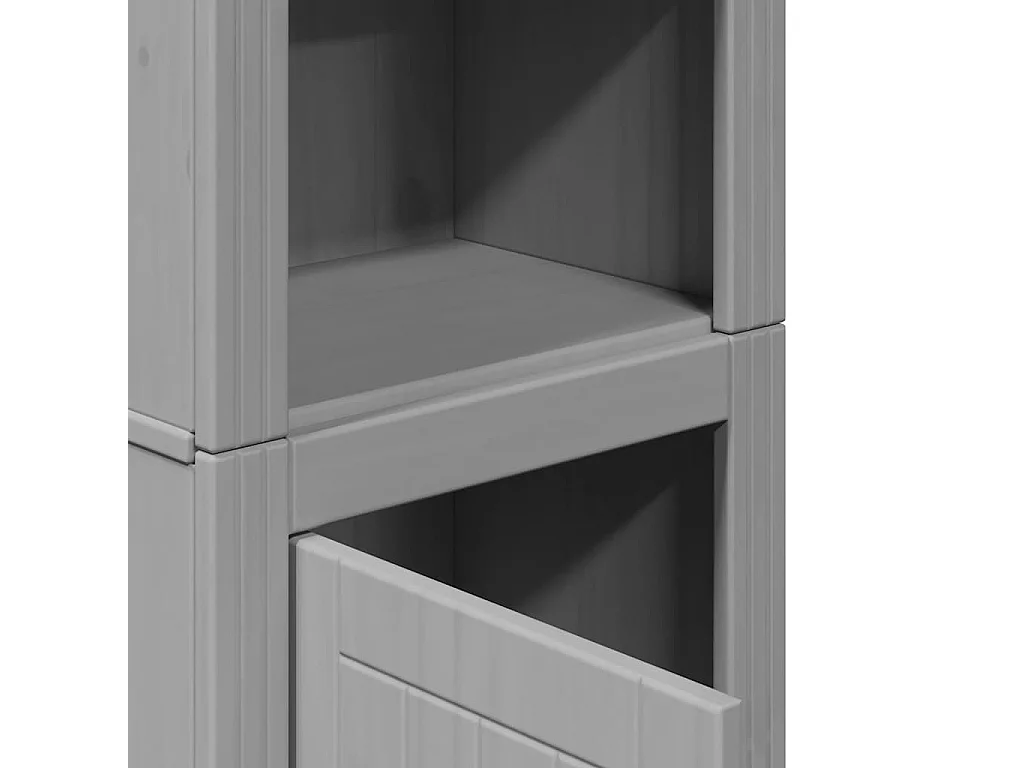 Badkamerkast BODO 44x30x160 cm grijs
