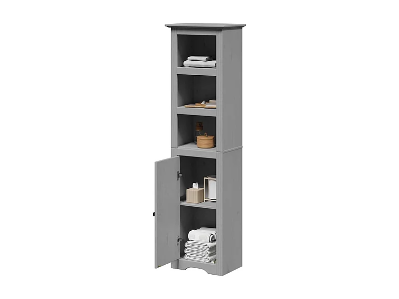 Armoire de salle de bain BODO gris 44x30x160 cm