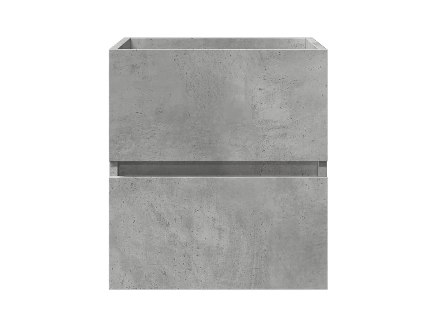 Armoire d'évier Gris béton 41x38,5x45 cm Bois d’ingénierie