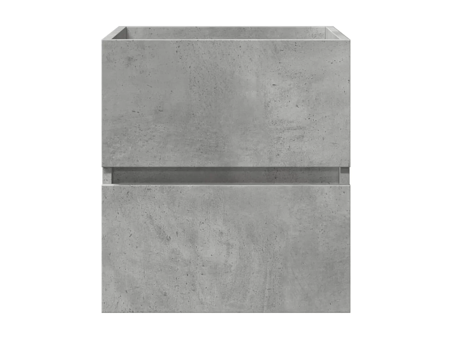 Armoire d'évier Gris béton 41x38,5x45 cm Bois d’ingénierie