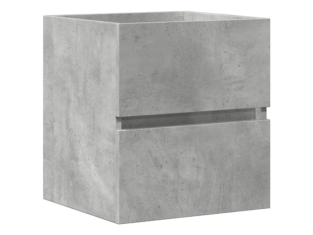 Wastafelkast 41x38,5x45 cm spaanplaat betongrijs