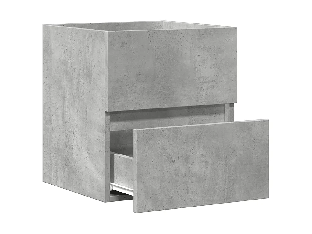 Wastafelkast 41x38,5x45 cm spaanplaat betongrijs