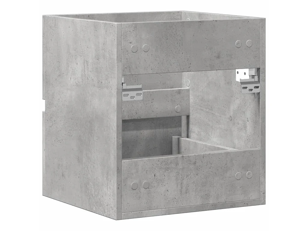 Wastafelkast 41x38,5x45 cm spaanplaat betongrijs