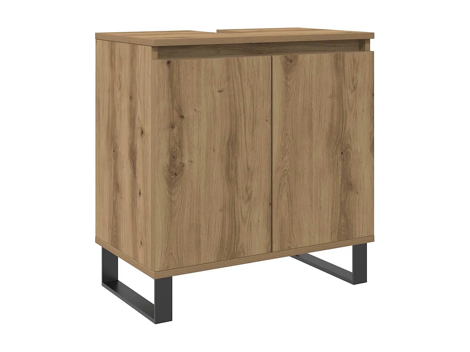 Badschrank Artisan-Eiche 58x33x60 cm Holzwerkstoff
