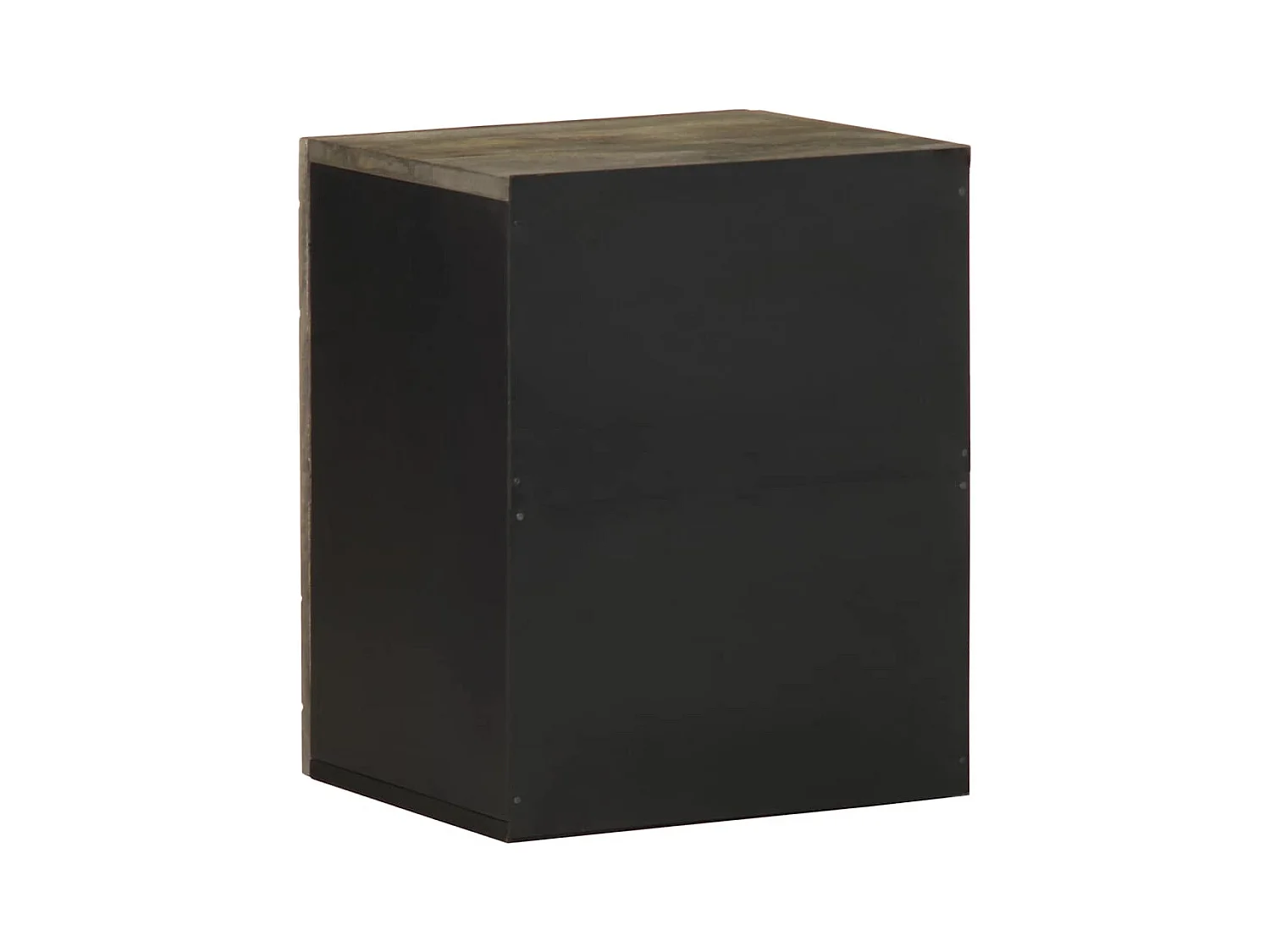 Armoire de salle de bain murale 38x33x48cm bois massif manguier