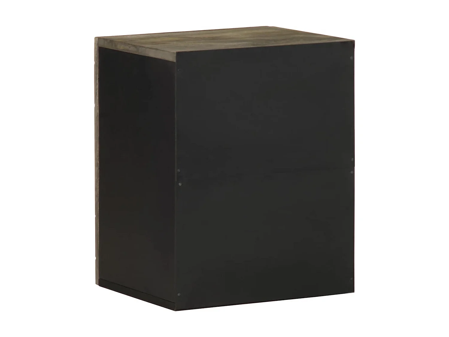 Armoire de salle de bain murale 38x33x48cm bois massif manguier