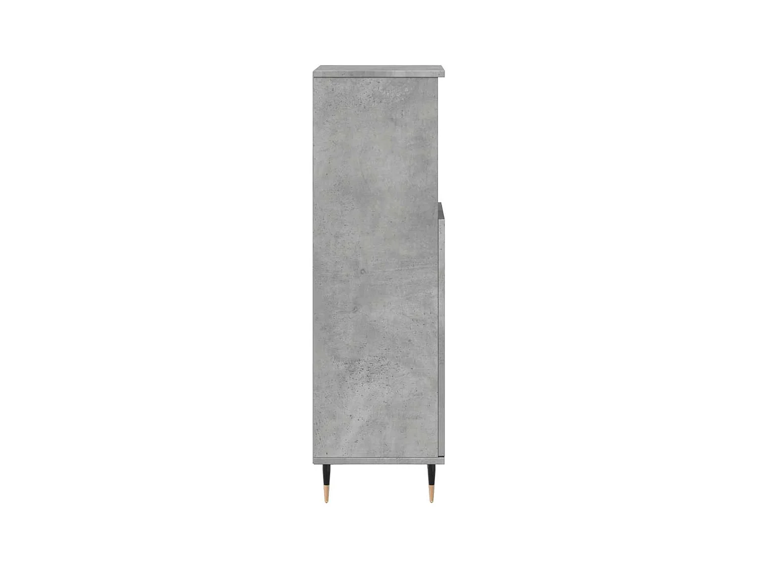 Armoire de salle de bain gris béton 30x30x100 cm
