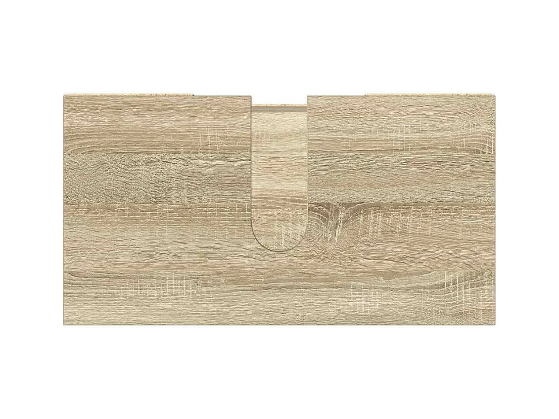 Badkamerkast 60x32x53,5 cm spaanplaat sonoma eikenkleurig