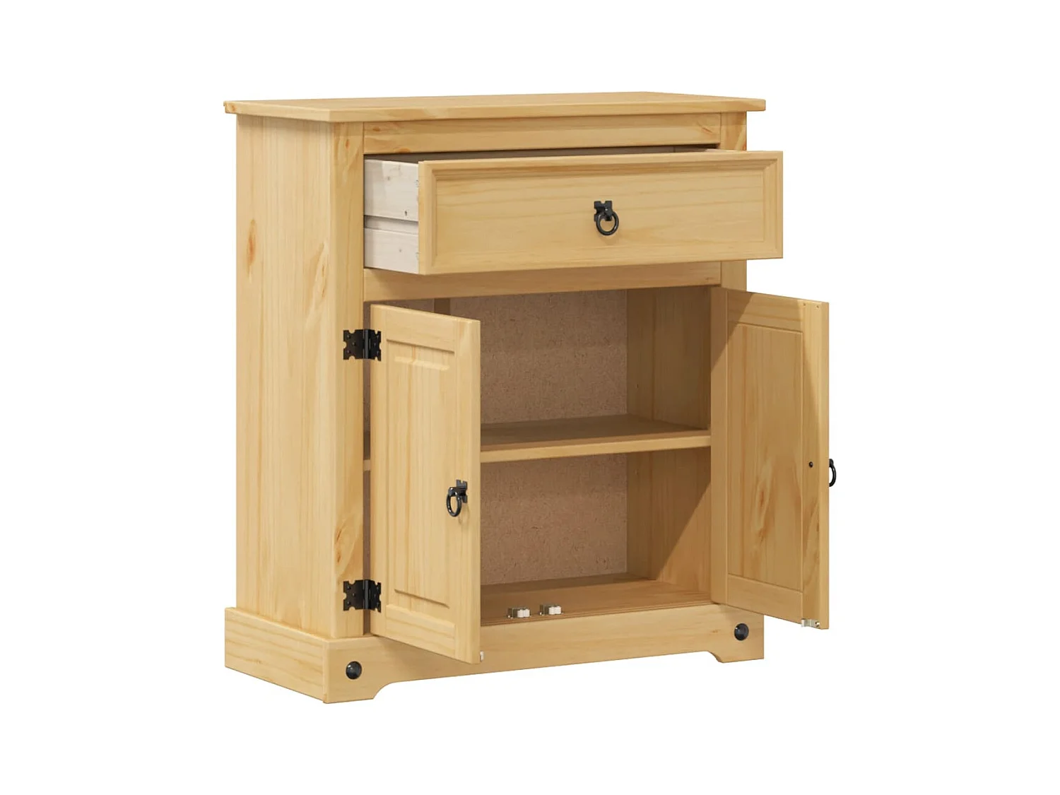 Armoire de salle de bain Corona 70x33x80 cm bois de pin massif