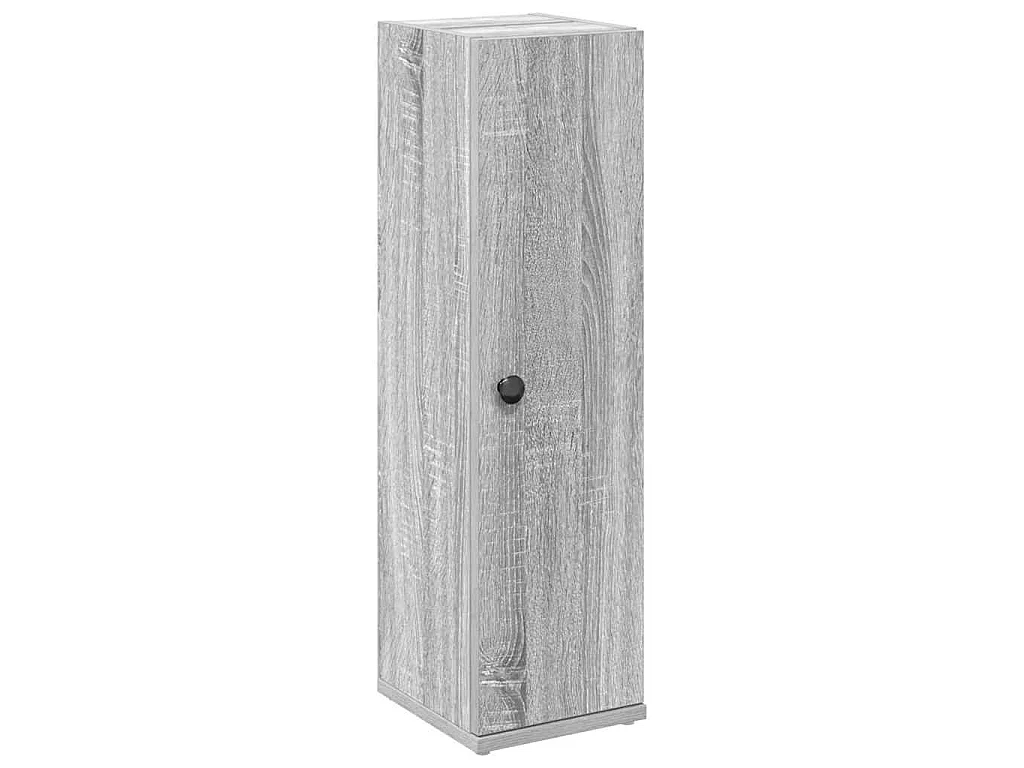 Mobile da Bagno con Portarotolo Grigio Sonoma 20,5x22x72 cm