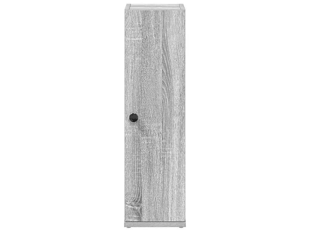 Mobile da Bagno con Portarotolo Grigio Sonoma 20,5x22x72 cm