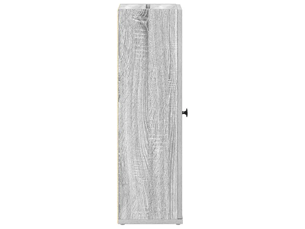 Mobile da Bagno con Portarotolo Grigio Sonoma 20,5x22x72 cm