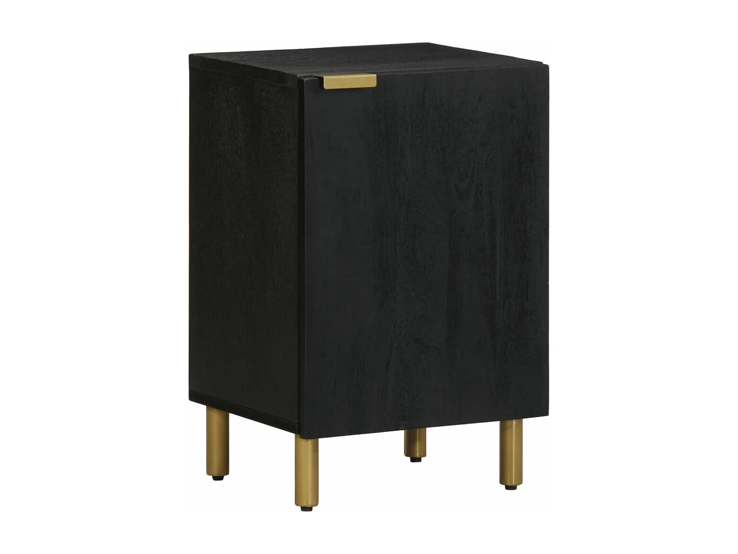 Armário de casa de banho 38x33x58 cm deriv. de madeira preto