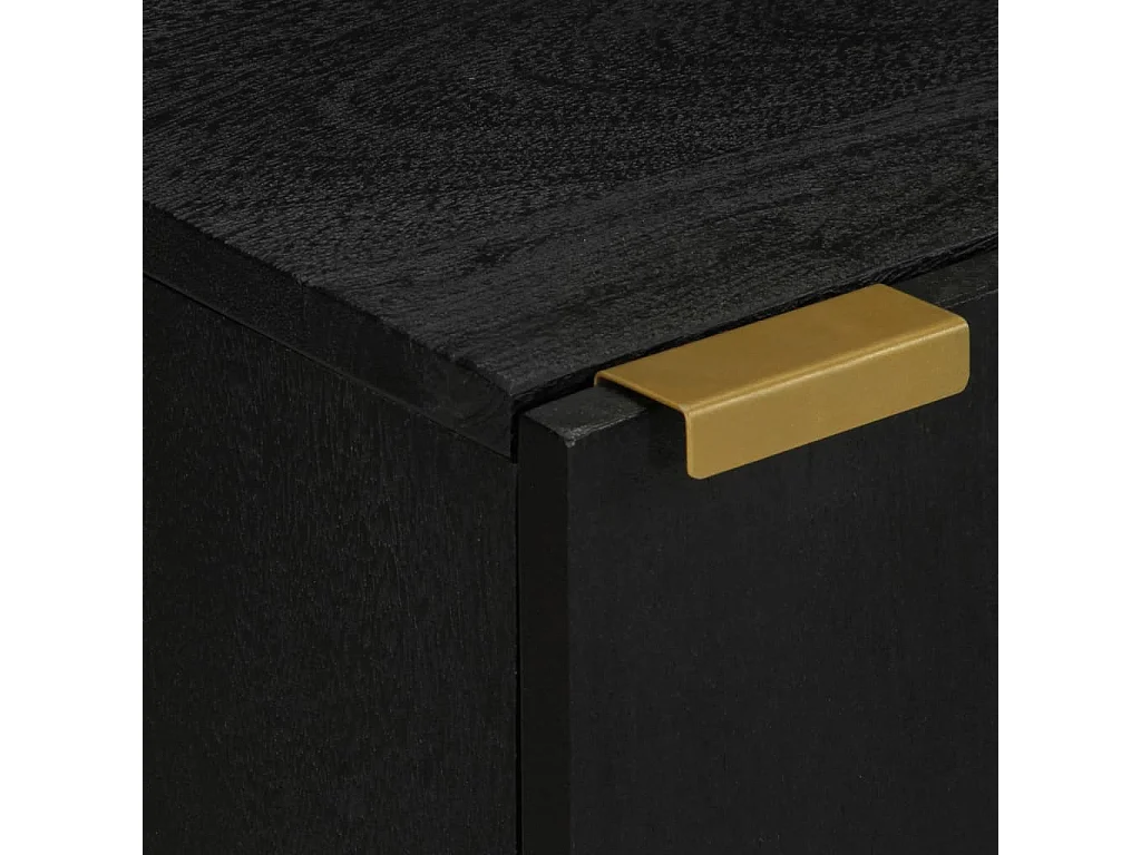 Armário de casa de banho 38x33x58 cm deriv. de madeira preto