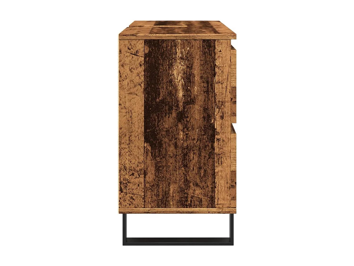 Mobile da Bagno Legno Antico 80x33x60 cm in Truciolato