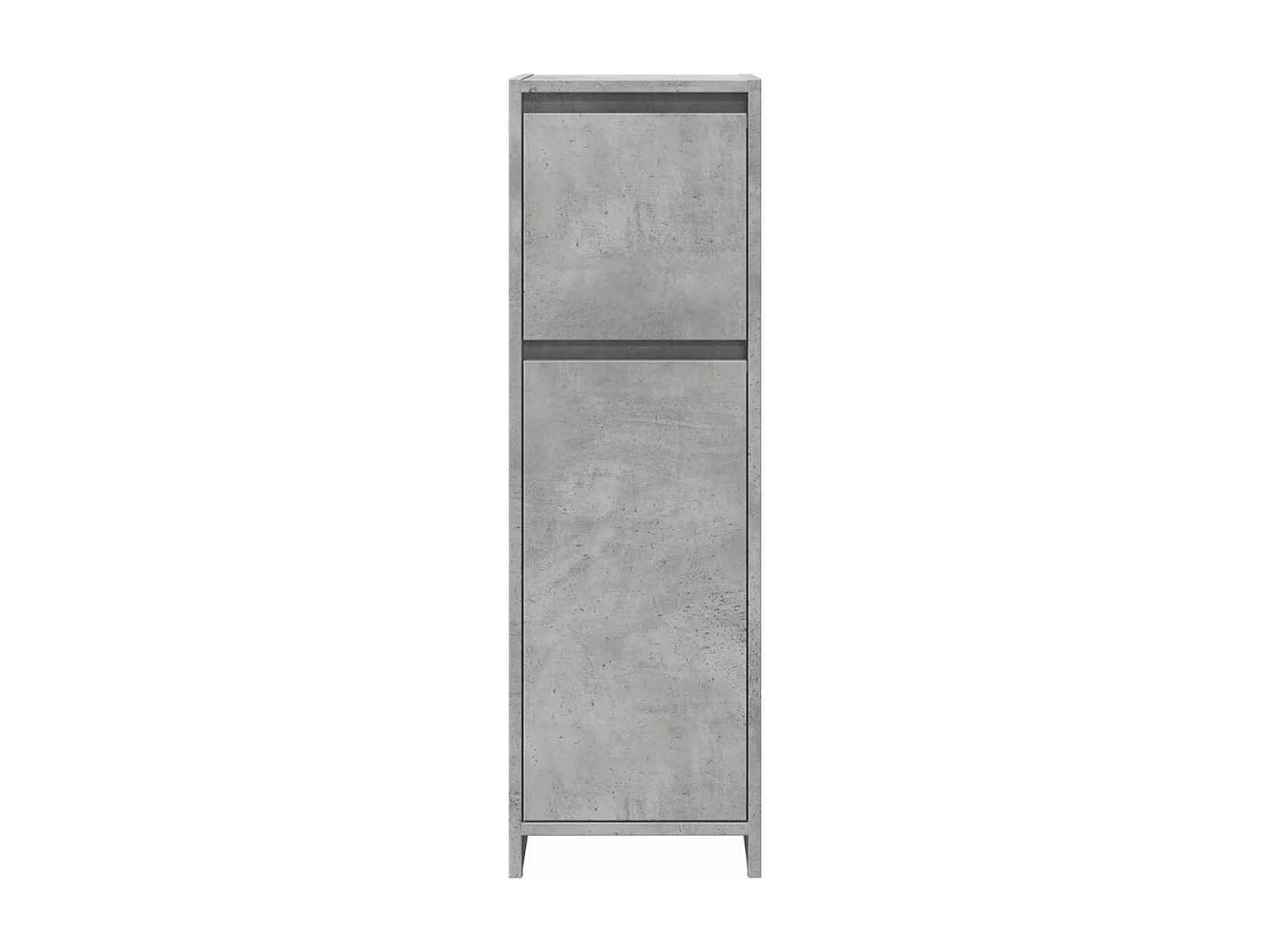 Armoire de salle de bain Gris béton 30x30x95 cm Aggloméré