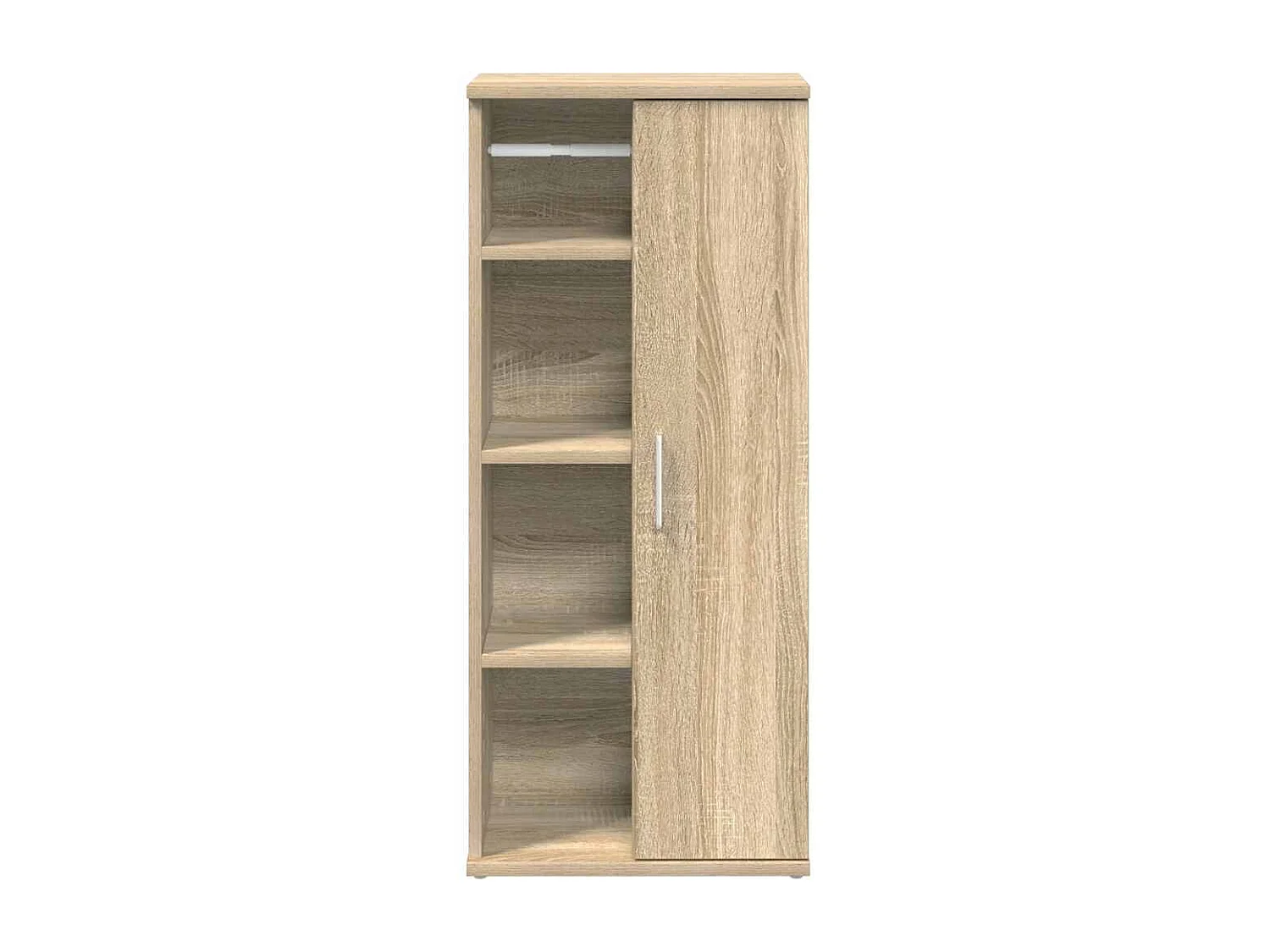 Meuble de salle de bain avec porte-rouleau chêne sonoma