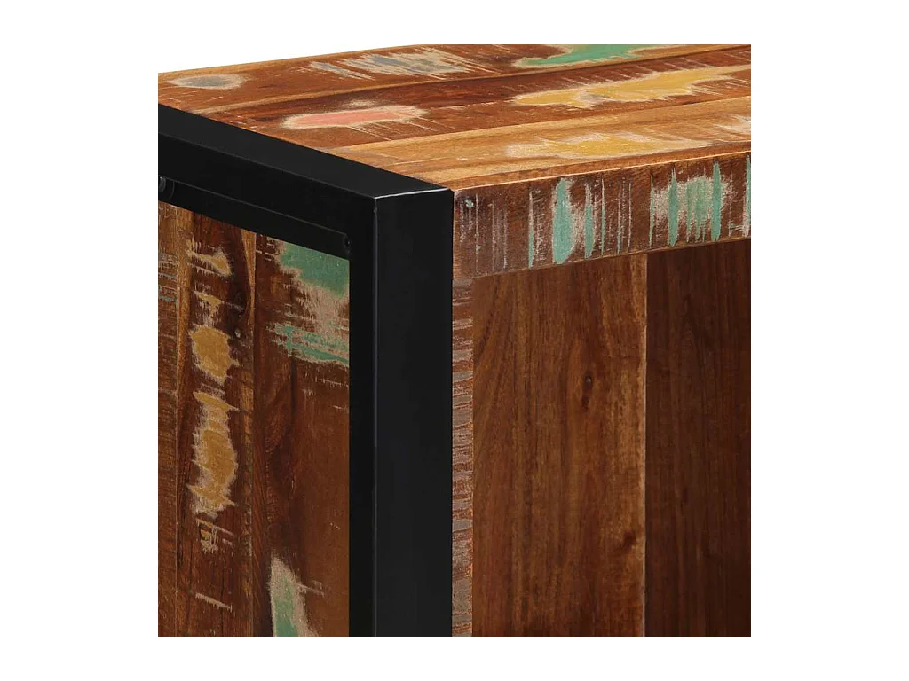 Armoire de salle de bain 40x30x90 cm bois massif récupération