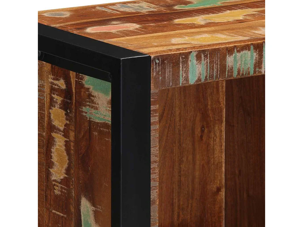 Armoire de salle de bain 40x30x90 cm bois massif récupération